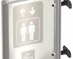 Enseignes drapeaux lumineuses