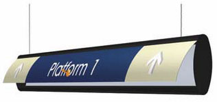 Panneaux lumineux suspendus